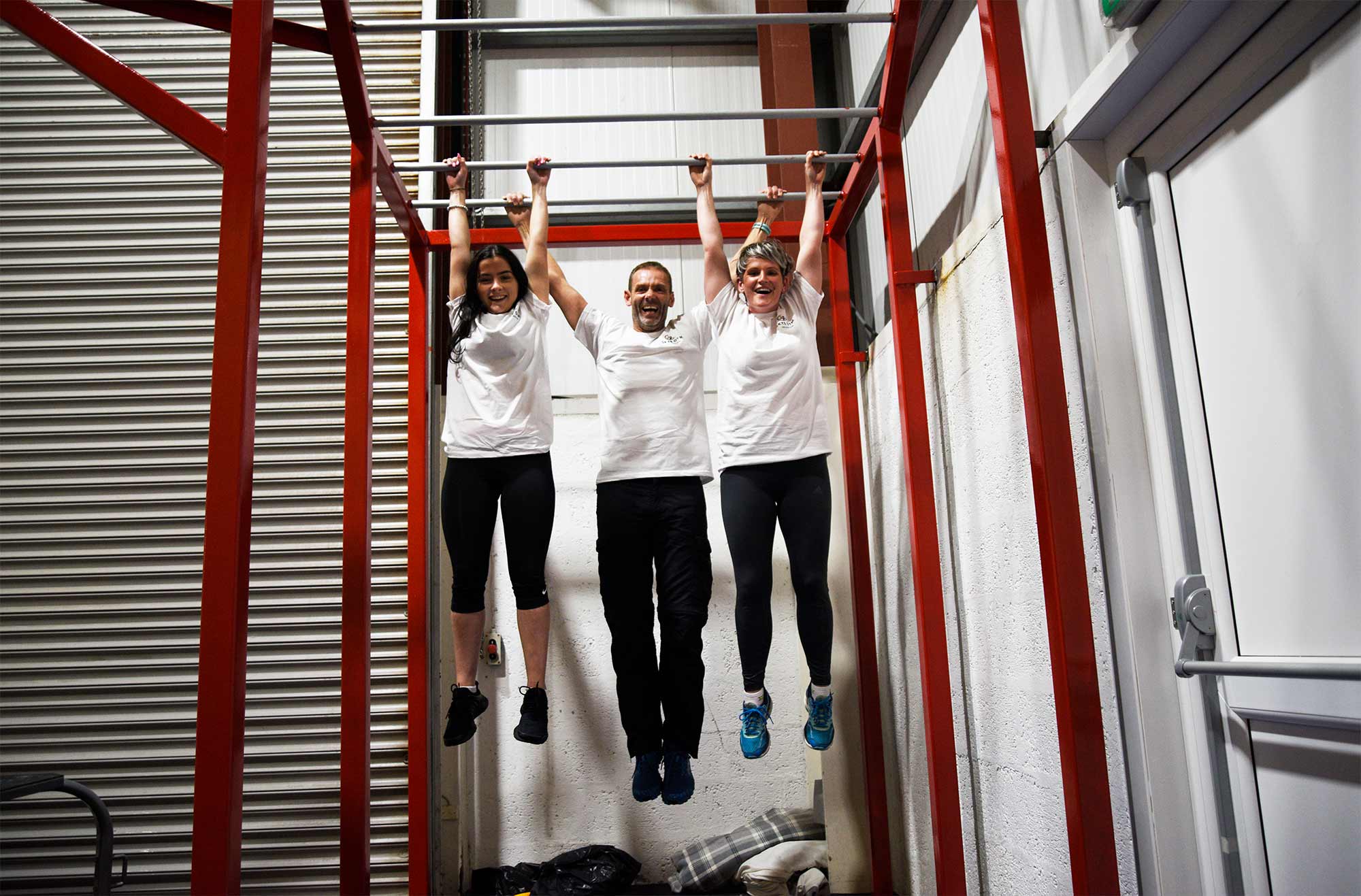 Monkey bars at Skye Gym